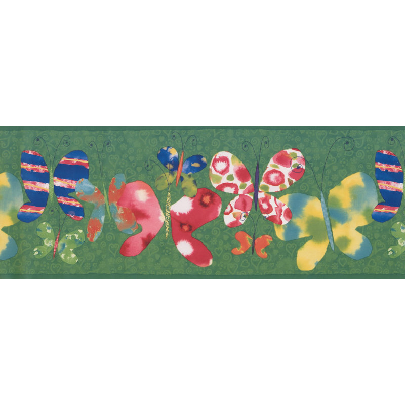 Bordure de papier peint Janousek, Sauge vert