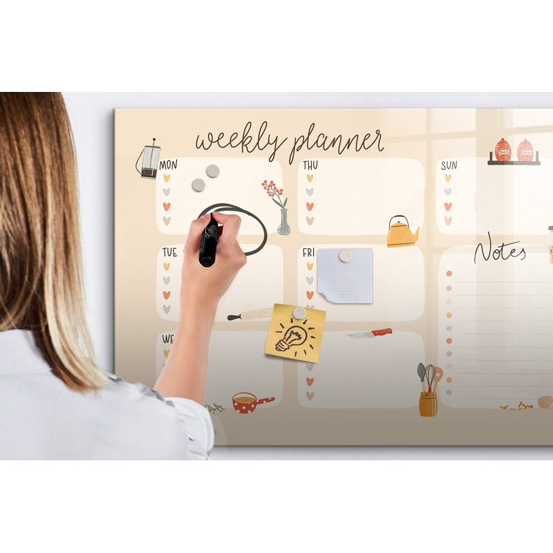 Magnetic Glass Dry Erase Board