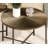 Radial Pattern 2-Piece Coffee And End Table Set – Waterproof MDF With PVC Cover, Distressed Cylindrical Design,  Metal Legs – Classic Rustic Charm-1414403614-1414403615