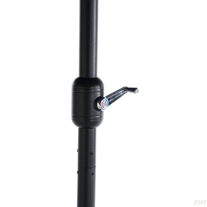 Grand parasol rectangulaire double 14,8 pi avec manivelle, Kaki