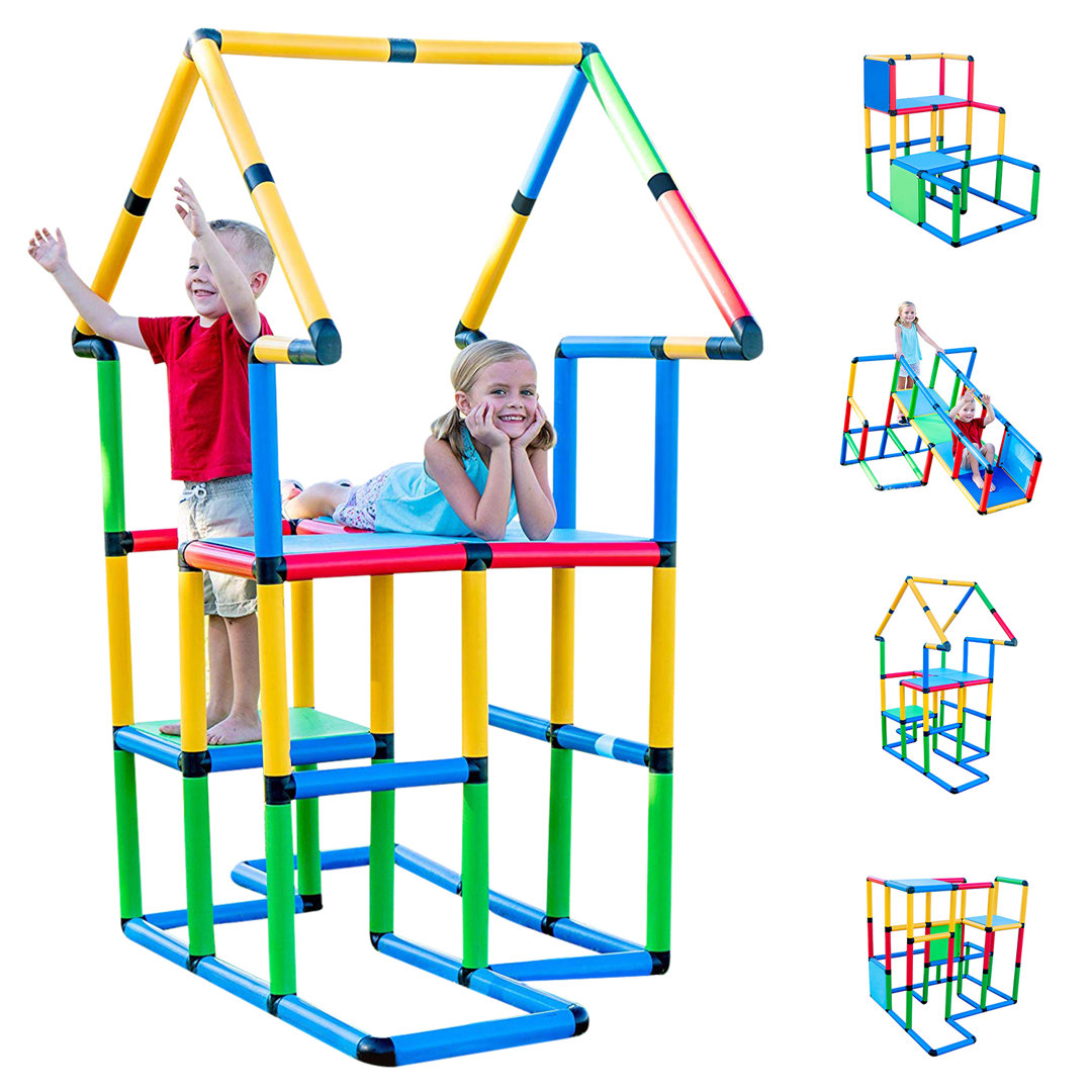 Funphix Buildable Life Size Deluxe Jungle Gym, 296pcs Funphix
