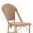 Indoor/Outdoor All-Weather Commercial Paris Chairs with Bamboo Print Frame-105453550-130346795