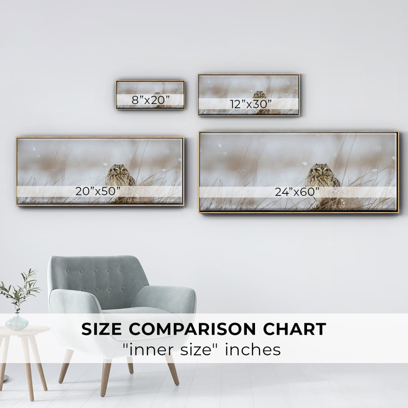Prairie Winter- Framed Canvas