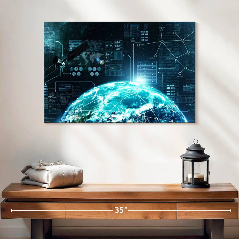 Keiri Internet In Space, 16" H x 24" W