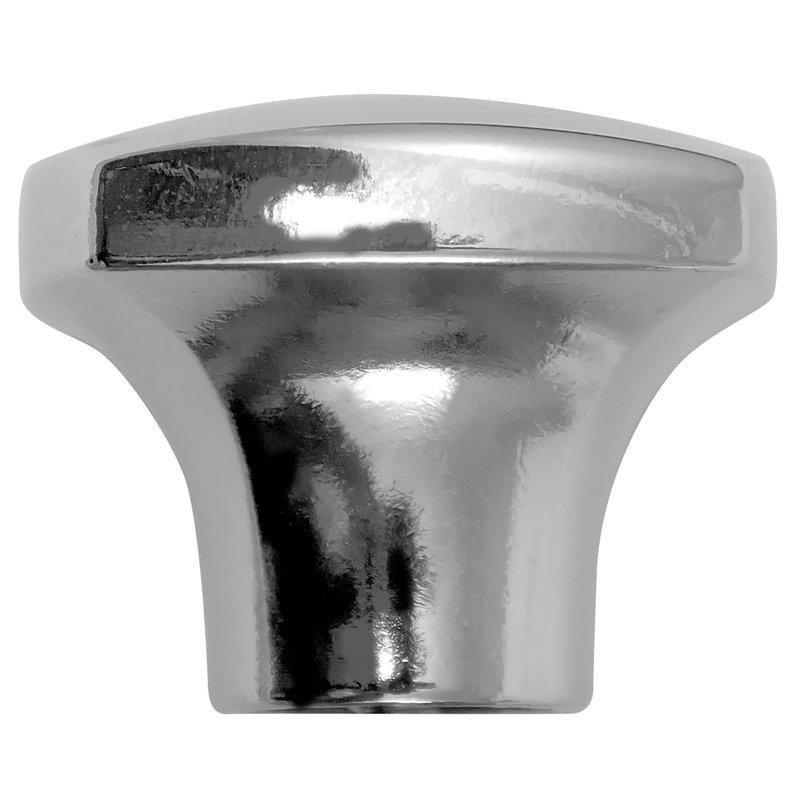 Laguna 3/2" Length Square Knob, Polished Chrome