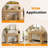 63" Narrow Rustic Sofa Table and Entryway Console in Deep Wood Grain-487469937