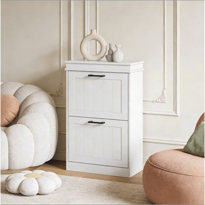 Rangement de style nordique, armoire de rangement pour chaussures mince
