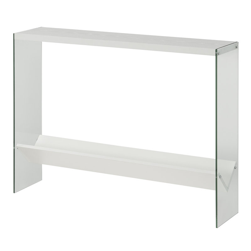 Allegonda 42'' Console Table, White