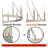Madalyn 12 - Light Candle Style Wagon Wheel Chandelier-224930487