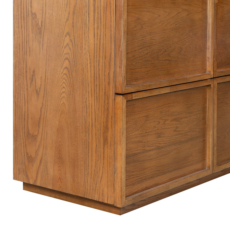 Meuble-lavabo simple 48 po Benajah, Chêne moyen