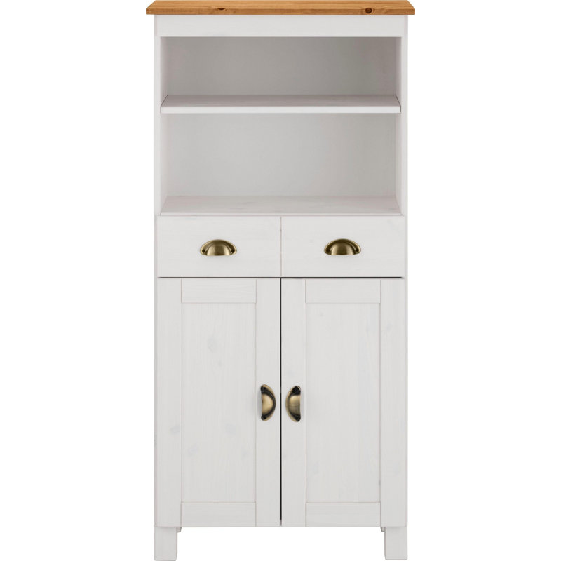 Hostim Solid Wood Freestanding Bathroom Cabinet