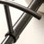 Chaise d'appoint cristal-crème noire (ensemble de 2)
