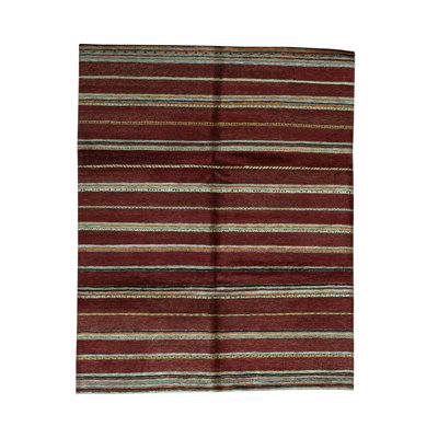 Gabbeh Wool Striped Area Rug