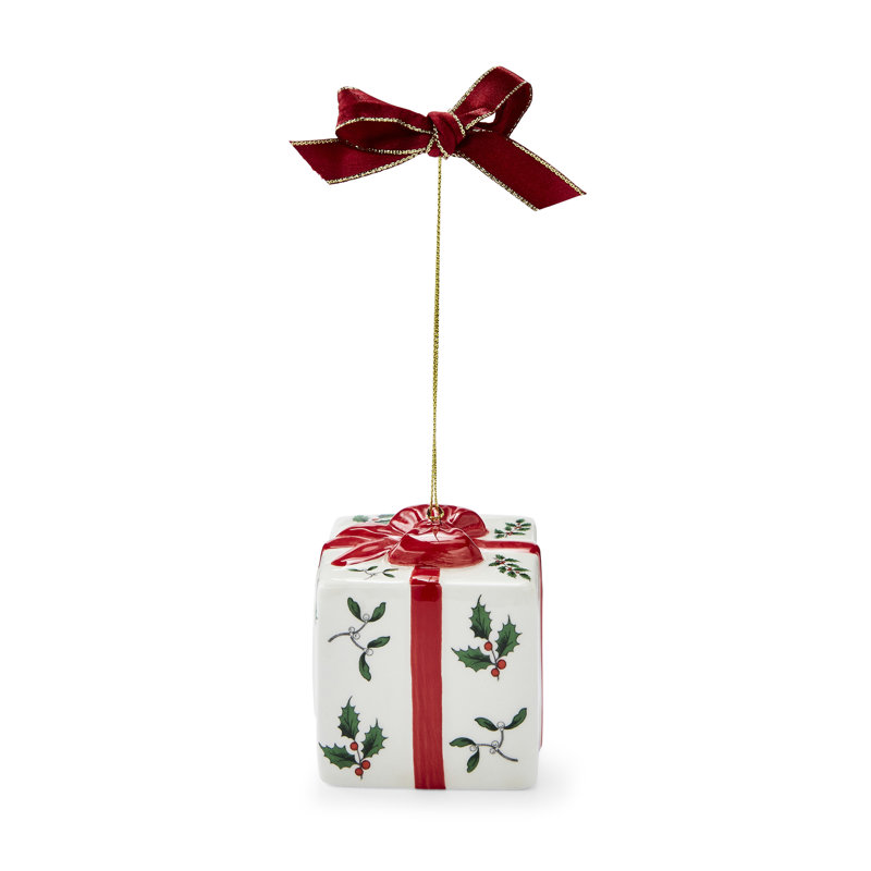 Gift Box Ornament Dated 2024