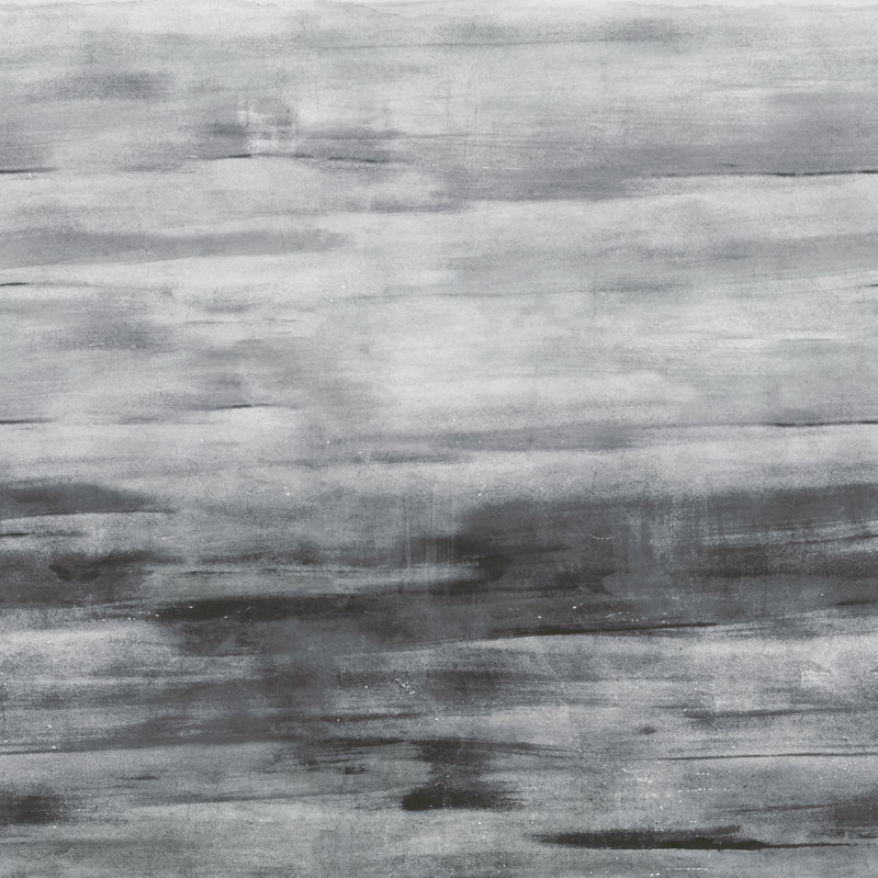 Cerra Collection Rokko Abstract Wall Mural, Grey