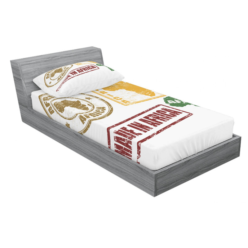 Microfiber Sheet Set, Twin XL Sheet Set with Fitted Sheet