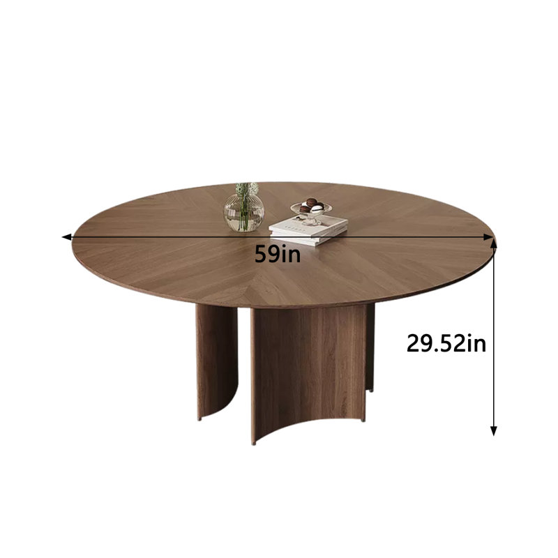 Table de salle à manger Galkhaï, L 59 po x L 59 po