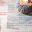 Tapis abstrait ivoire / rouille-1297867203