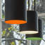 1 - Light Black Drum Pendant-27309715