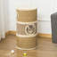 Habitation pour chat 28 pouces, cachette pour chat 3 étages avec patin à griffes en sisal, petit arbre à chat en forme de tonneau pour chats d'intérieur