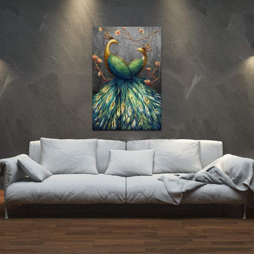 Wayfair | Peacock Wall Art You'll Love in 2023
