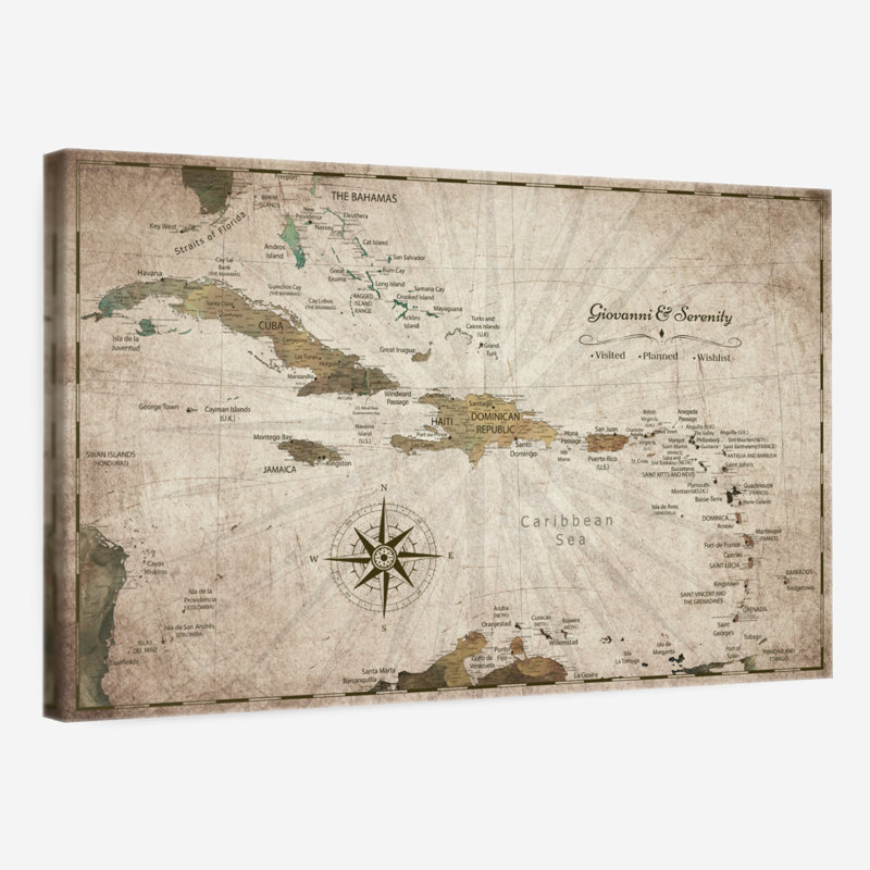 Épinglettes personnalisées Old II Caraïbes Altaira, H 16 po x l 24 po, Yes