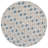 Ebony Hand Tufted Wool/Cotton Geometric Rug in Ivory/Blue-95854475