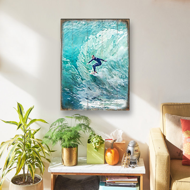 Ensemble de bois de surf Sophronia, H 9 po x l 12 po x P 1 po
