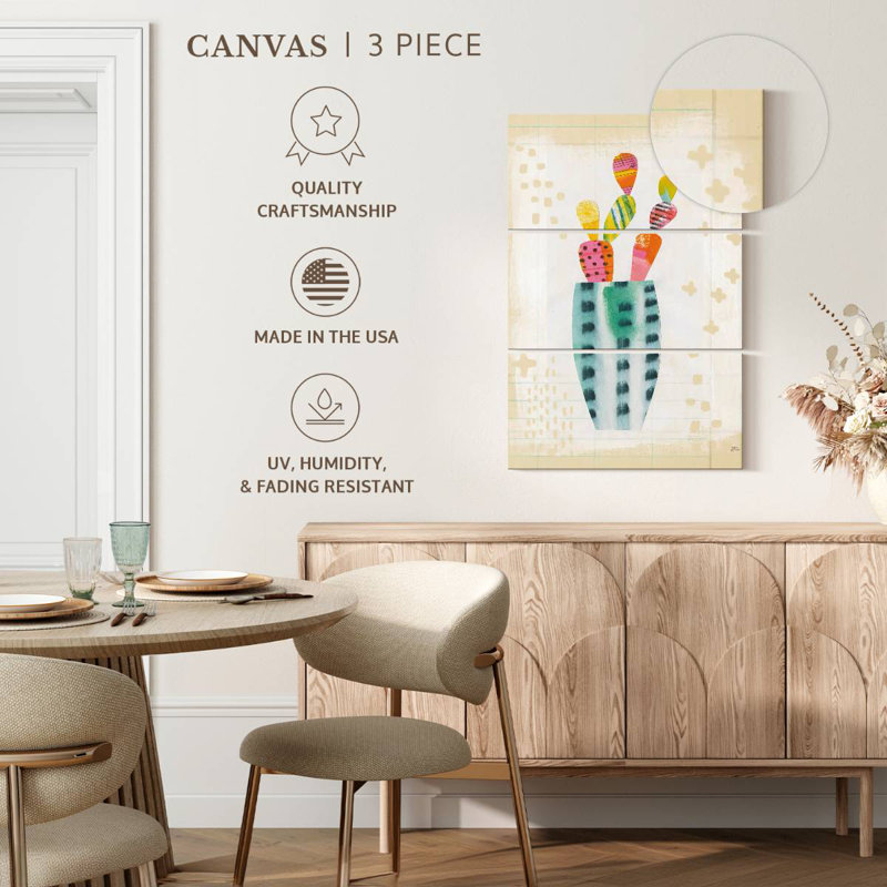 Harnek Collage Cactus I, H 65 po x l 42 po