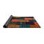 Tapis patchwork rouge / noir / brun-2135377446