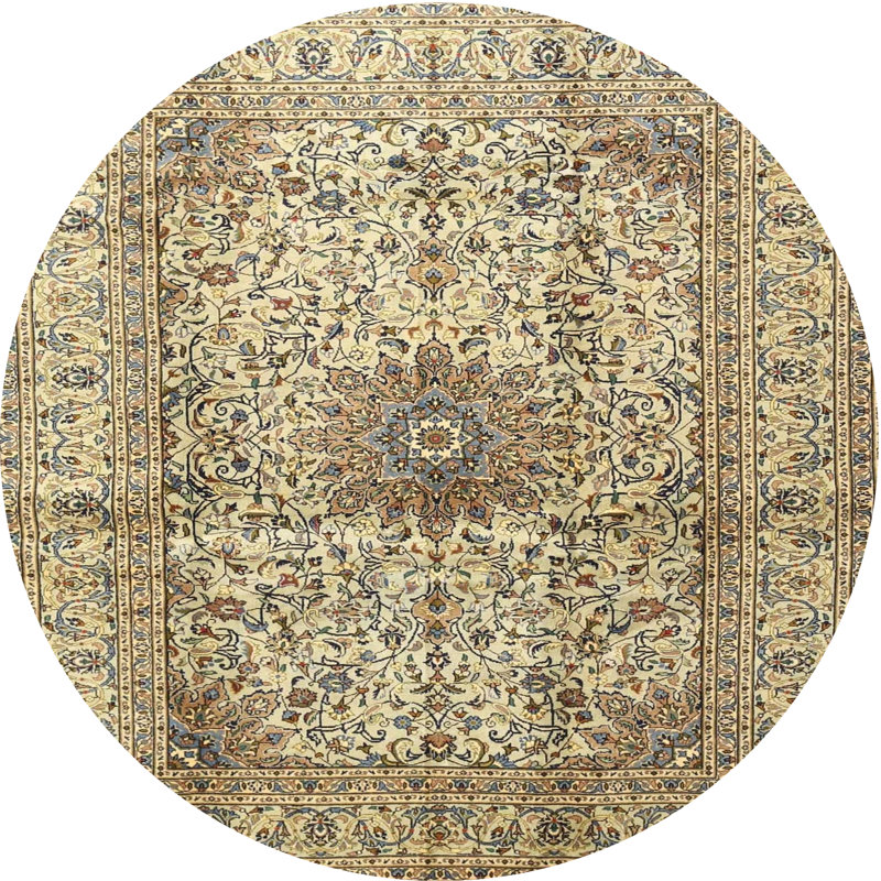 Oriental Indoor Rug, Round 5'
