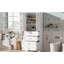 Grand meuble-lavabo haut avec 3 tiroirs, portes à fermeture douce, tablette réglable, fermeture magnétique, trousse, poignées en acier doré pour rangement 72,2 pouces, tablettes cloisonnées standard et profondes,-858810838