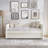 Daybed With Trundle Upholstered Tufted Sofa Bed,Boucle Fabric-1024588845