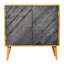 Armoire de rangement polyvalente avec portes et tablettes