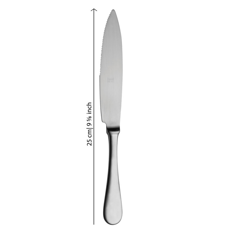 Couteau à steak américain, Argenté glacé