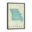 « missouri map », reproduction d’impression sur toile-72239812-72239813-72239817