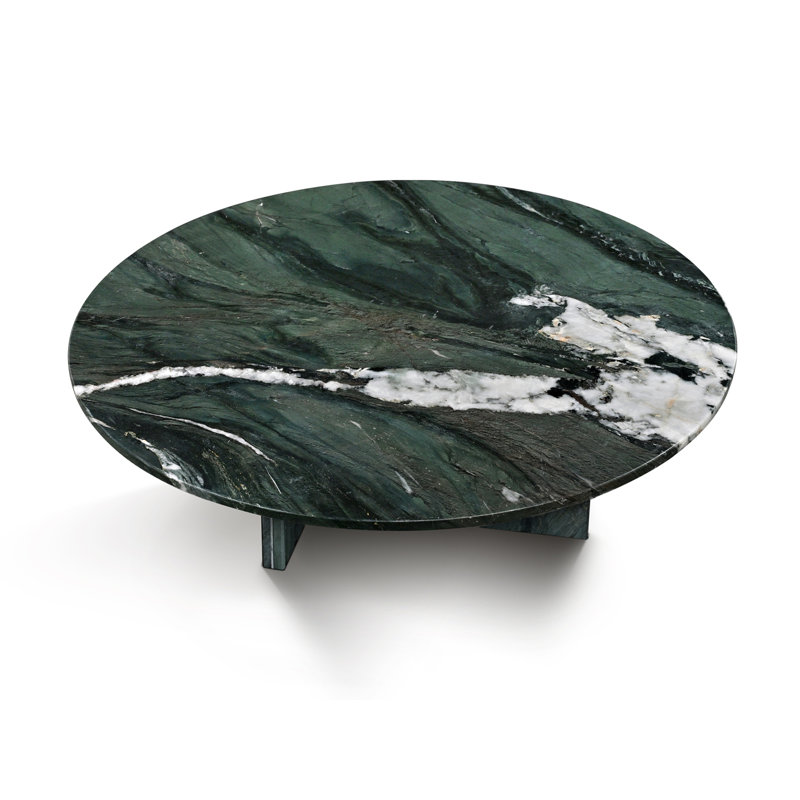 marble coffee table, Green