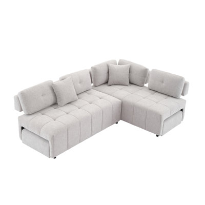 Forh Upholstered L-Shaped Sectional Reversible