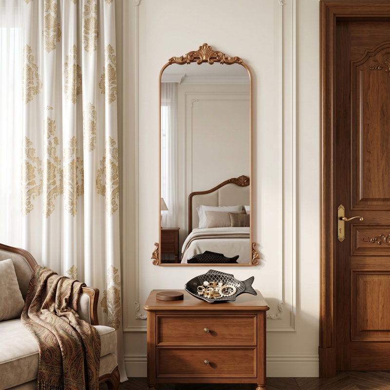 Miroir à cadre métallique 01, L 47 po x l 21 po