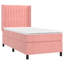 Asaf Velvet Bed with Mattress-612347640-612347643