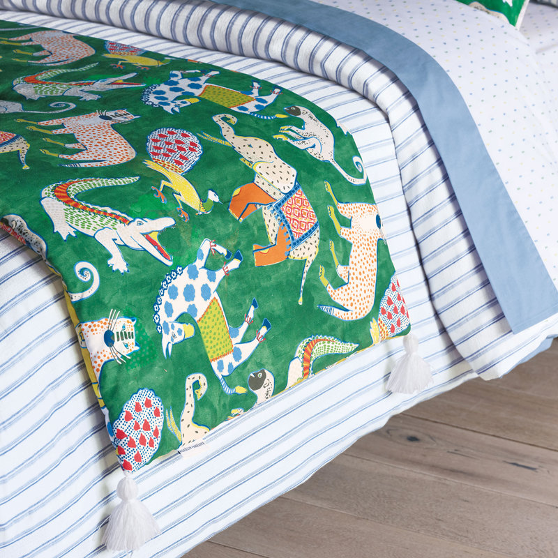Hullabaloo Animal Print Bed Runner, King