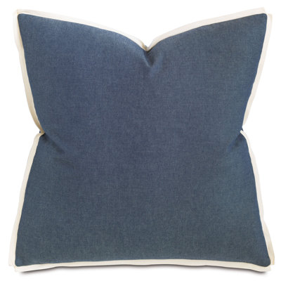 Wainscott Denim Cotton Blend Sham Set