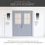 Applique murale d'extérieur à 2 lumières Allrud-1921557615