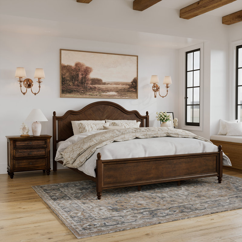 Orwell Solid Wood Piece Bedroom Set, King