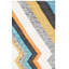 Tapis noir / ivoire Beardall en laine / coton tissé à la main-1823900280