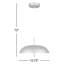 Luminaire suspendu en dôme à 1 lumière Brac-406398144