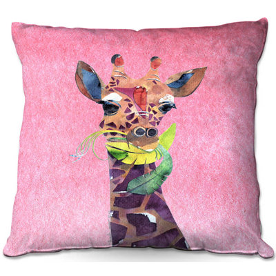 Couch Giraffe Throw Pillow