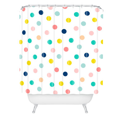 Rideau de douche simple hello sayang