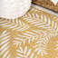 Tapis intérieur / extérieur jaune / crème Crossreagh Nevis-70302843