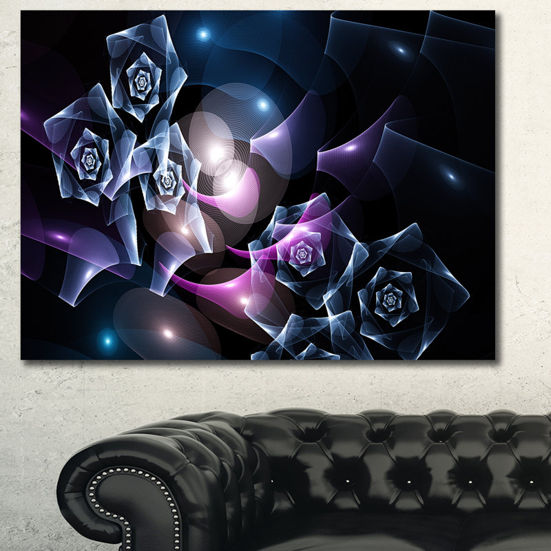 « brillante bouquet of magnifique roses », impression sur toile tendue, H 30 po x l 40 po x P 1 po